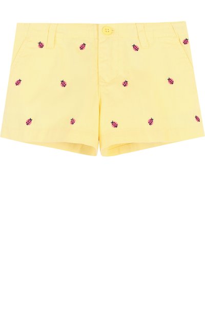 Хлопковые мини-шорты с вышивкой POLO RALPH LAUREN, арт. 312688452, фото 1
