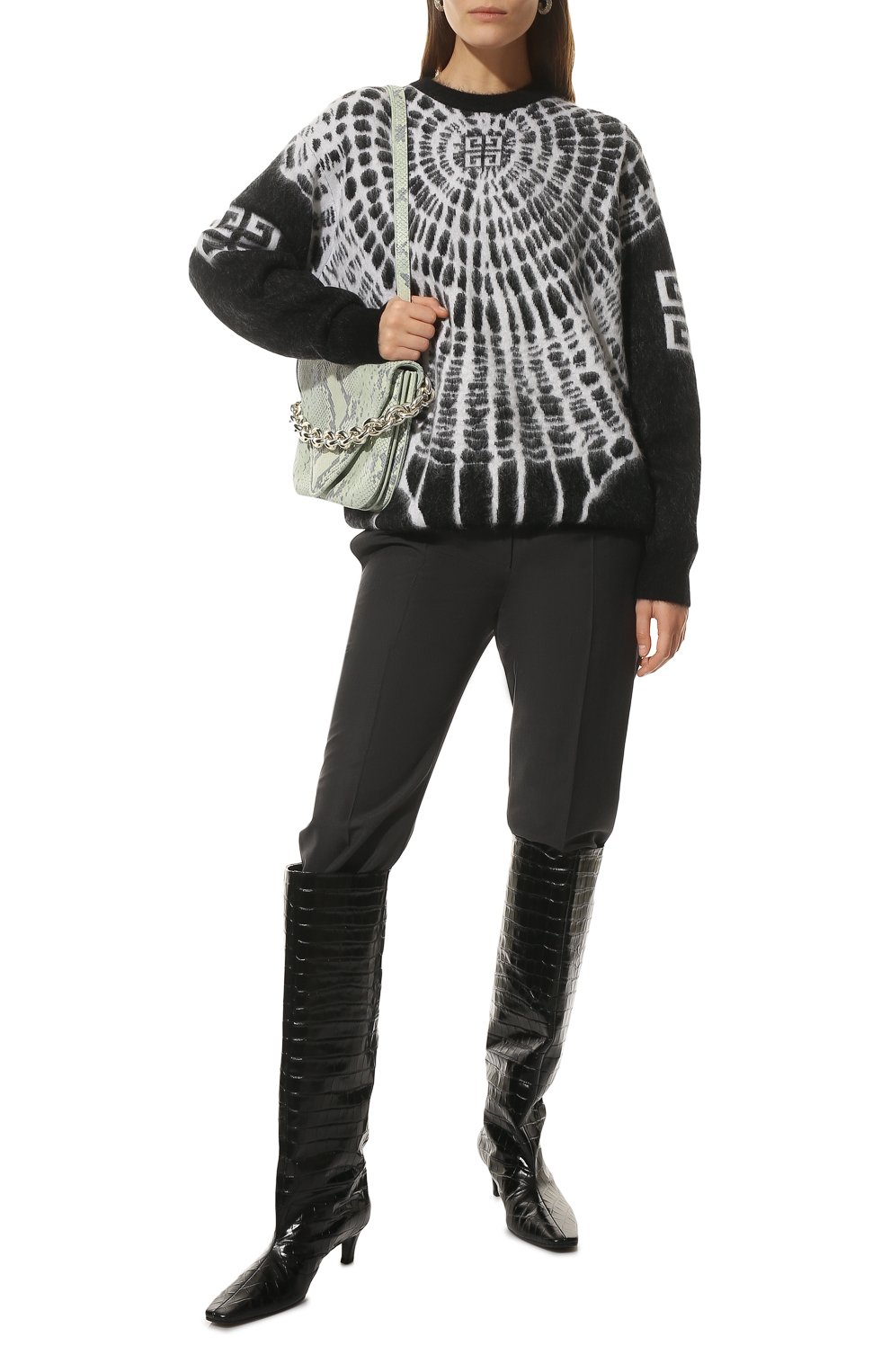 Шерстяной свитер GIVENCHY, арт. BW90EF4ZBN, фото 2