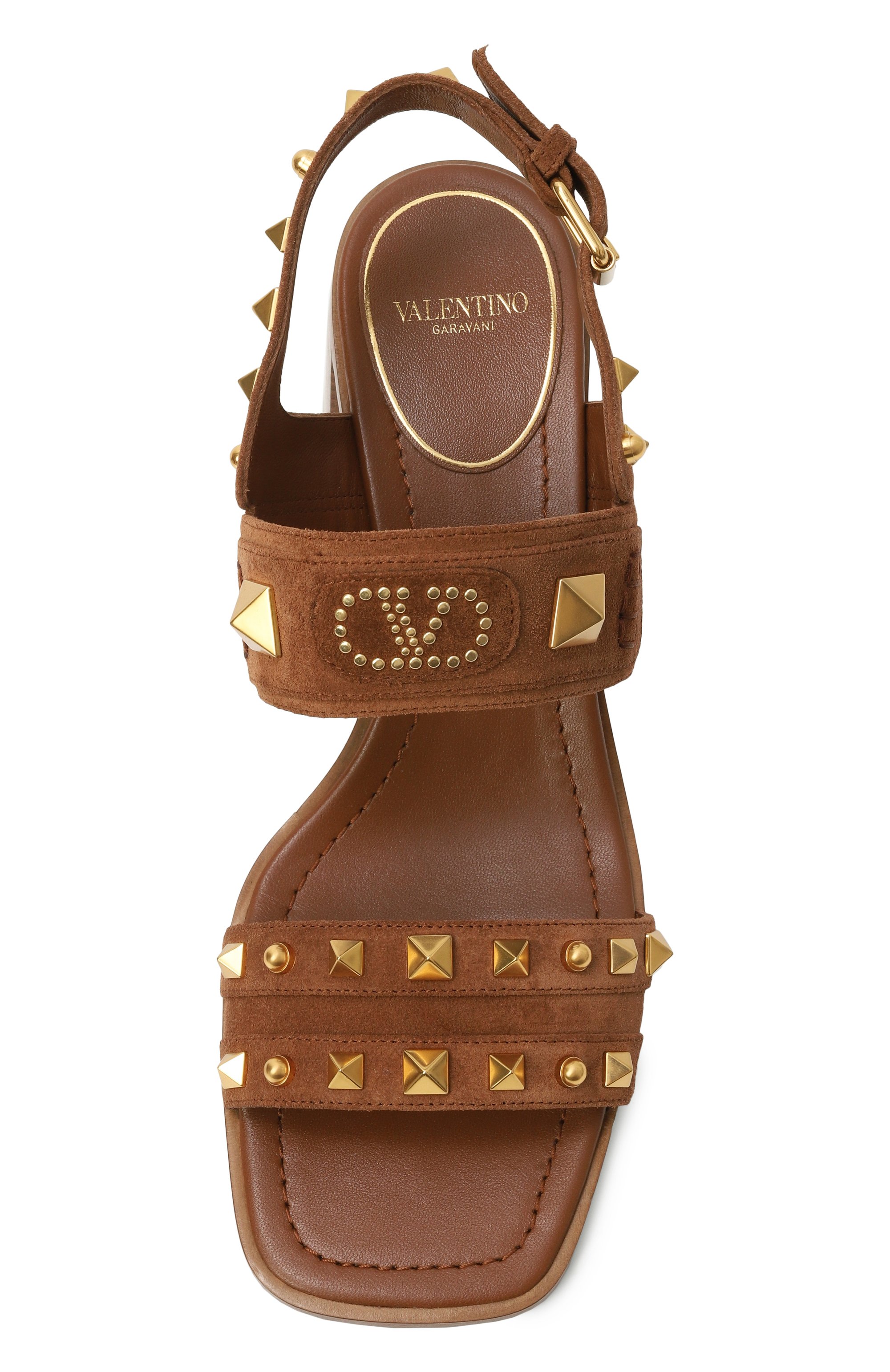 Замшевые босоножки plaster caster VALENTINO, арт. 6W2S0LQ7/KIE, ф�ото 6