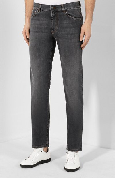 Джинсы CANALI серого цвета по цене 39950 руб., арт. 91700/PD00003, фото 3 Джинсы CANALI, арт. 91700/PD00003, фото 3