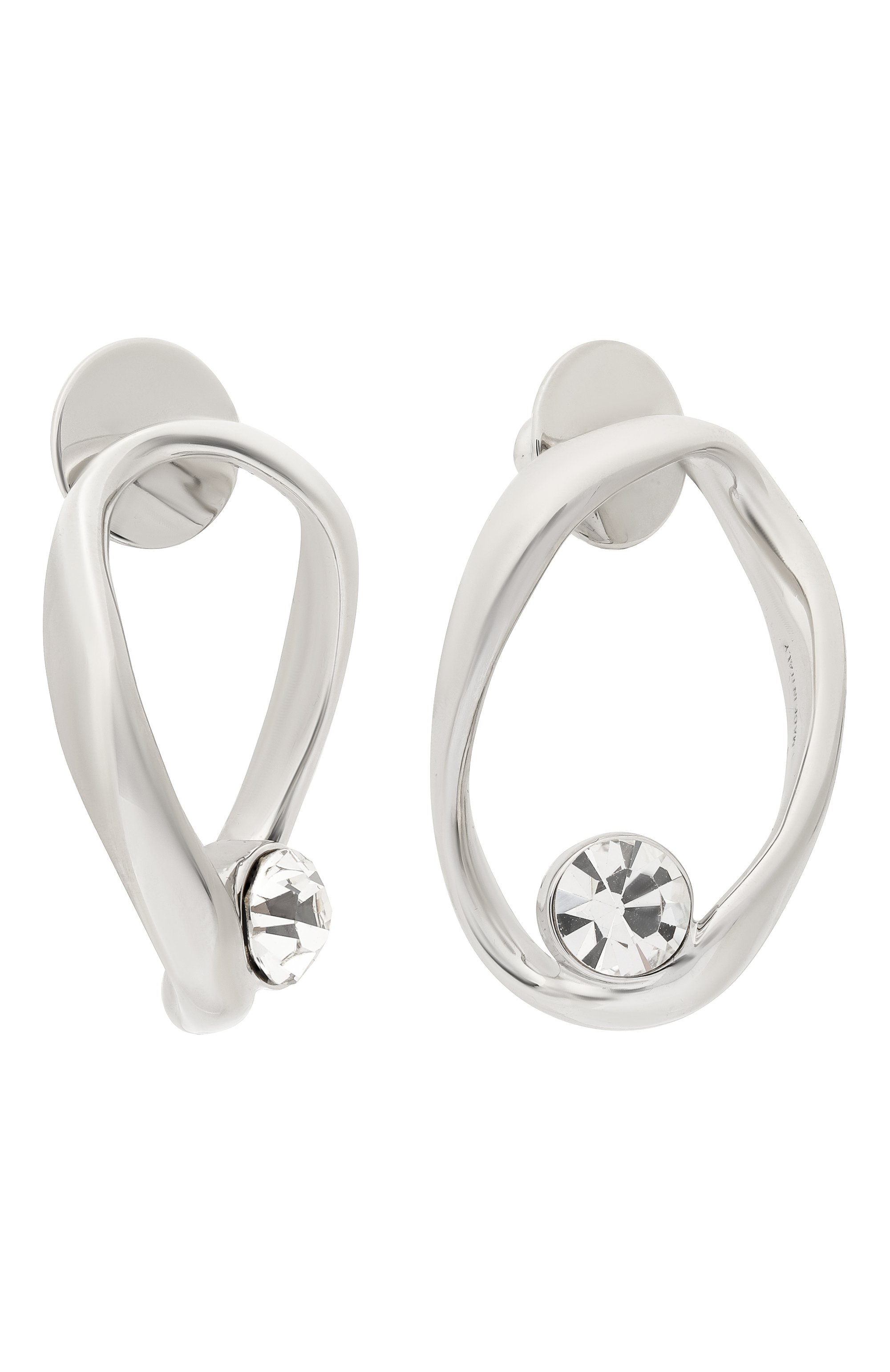 Серьги DRIES VAN NOTEN серебряного цвета по цене 38550 руб., арт. 251-018209-063, фото 3 Серьги DRIES VAN NOTEN, арт. 251-018209-063, фото 3