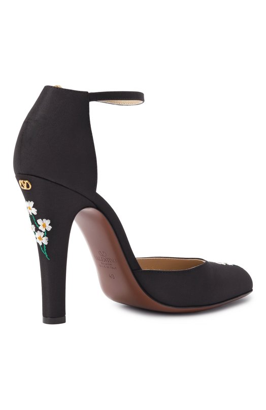 Текстильные туфли Hi Dolly 105 Valentino 7W2S0MI2/ZBN Чёрный  7W2S0MI2/ZBN Фото 5