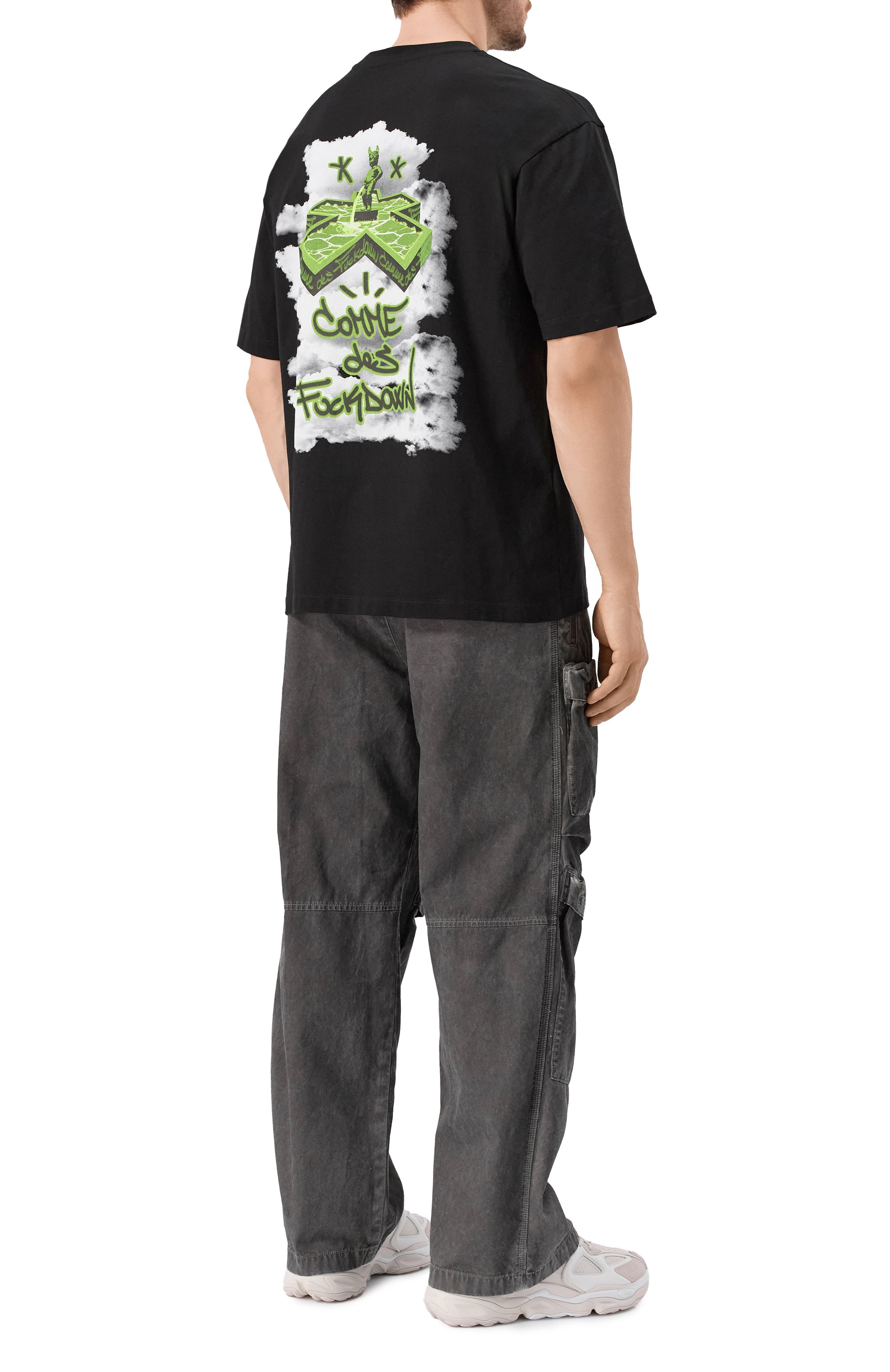 Хлопковая футболка COMME DES FUCKDOWN, арт. CFABM01590, фото 2