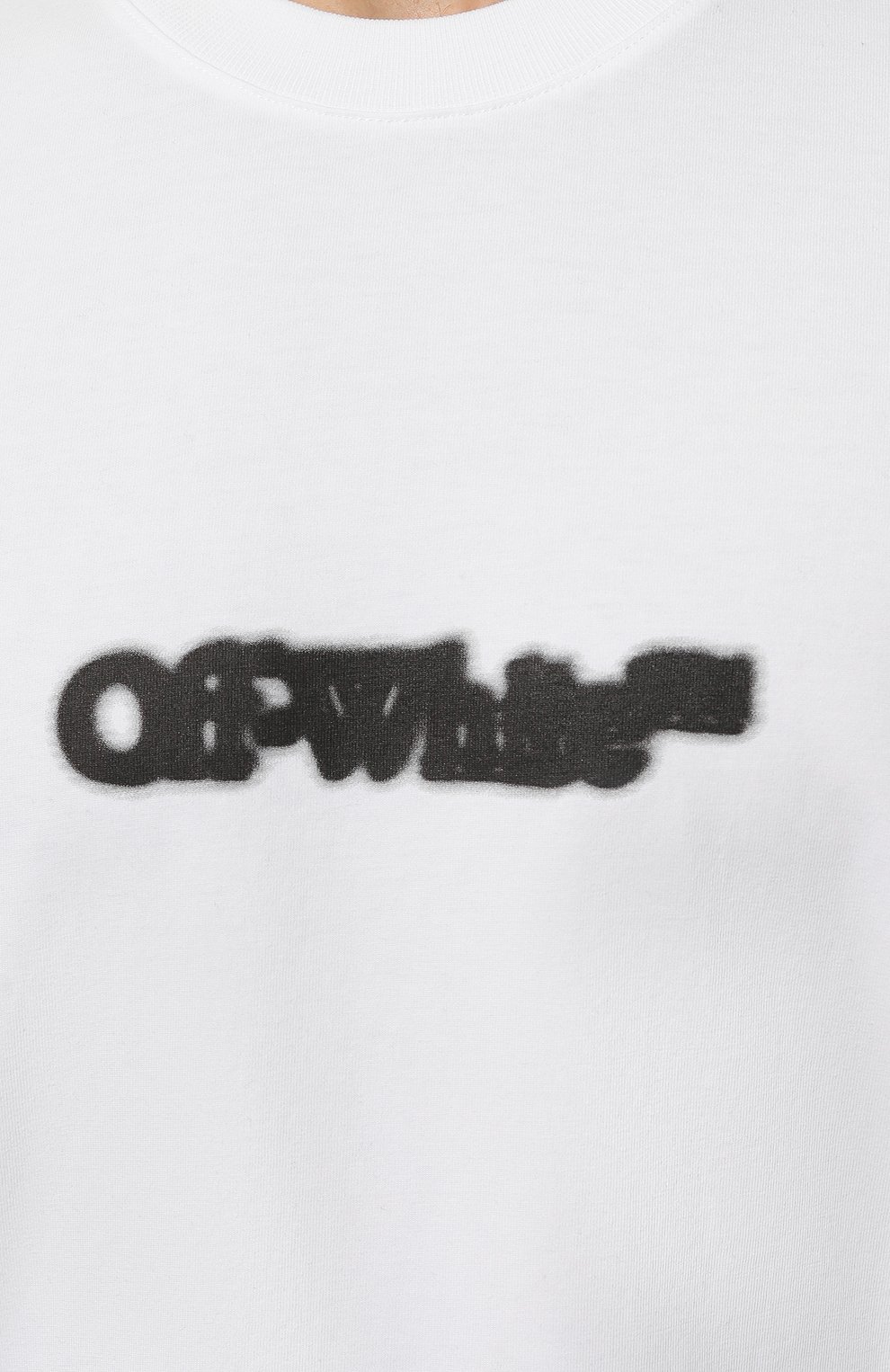 Хлопковая футболка OFF-WHITE, арт. 0MAA161F23JER002, фото 5