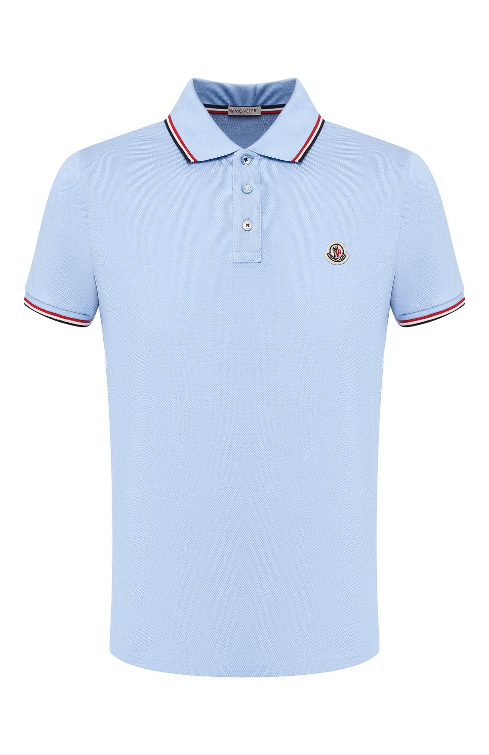 Хлопковое поло MONCLER, арт. E1-091-83456-00-84556, фото 1