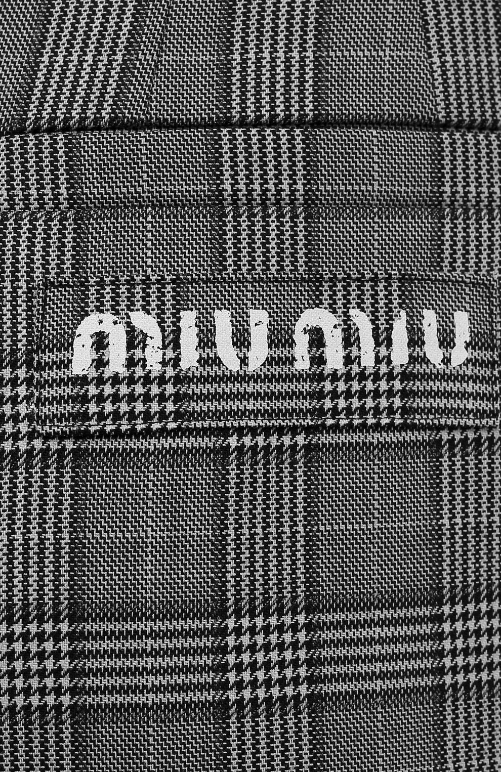 Шерстяные брюки MIU MIU, арт. MP1472-087-F0002, фото 5