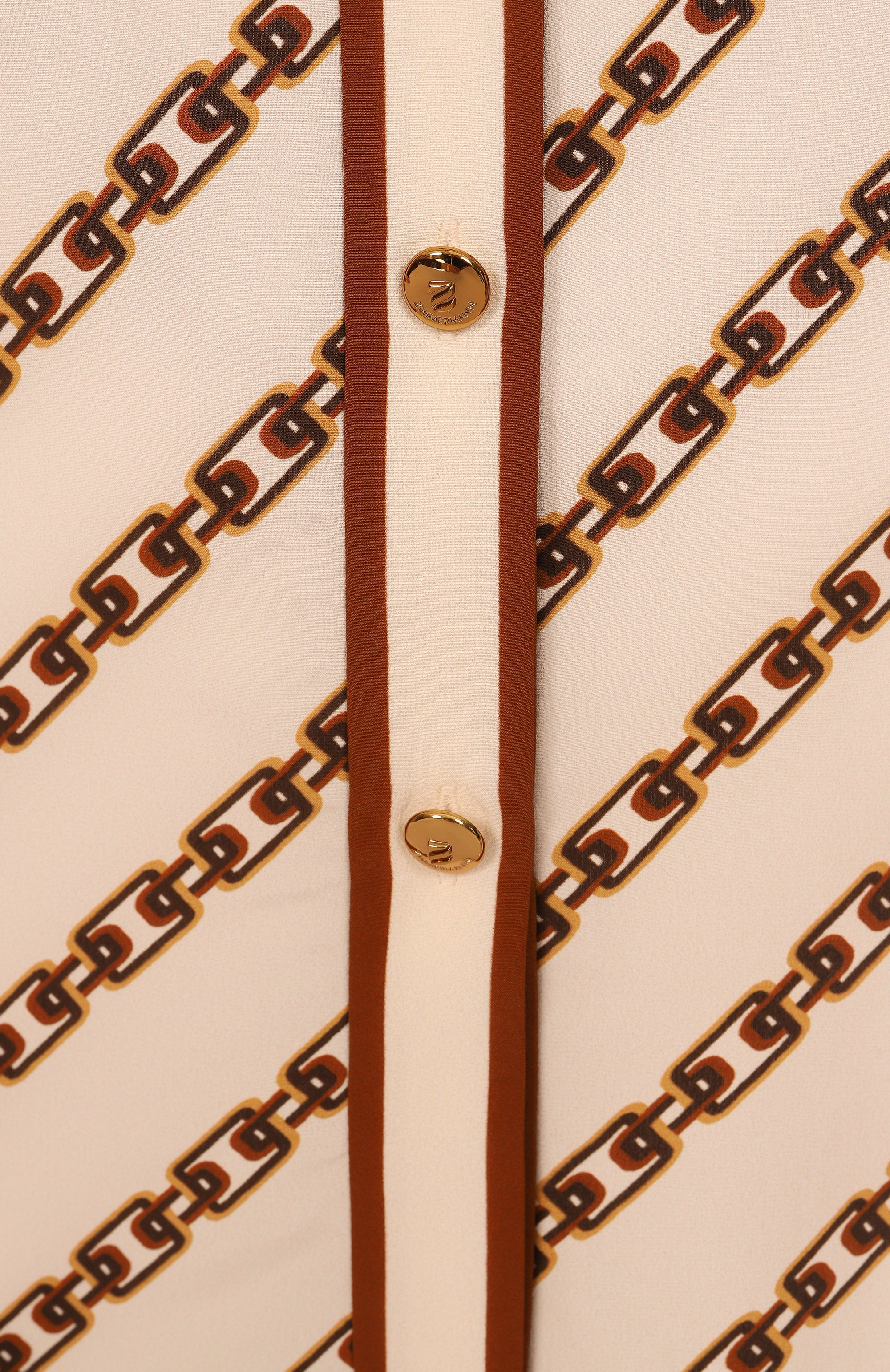 Блузка из вискозы и шелка ZIMMERMANN, арт. 4090TS25R, фото 6