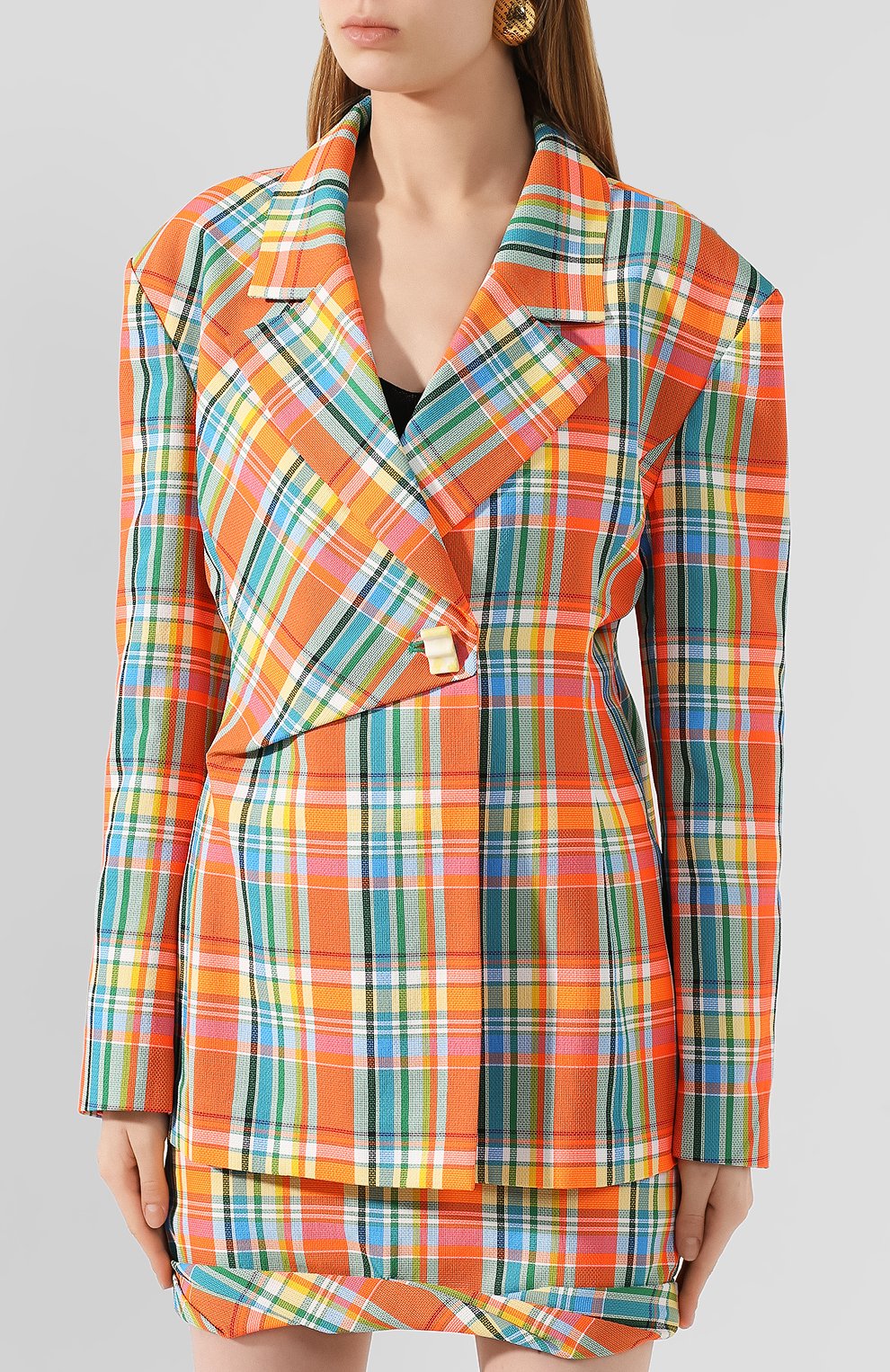 Жакет REJINA PYO, арт. B096/C0TT0N BLEND CHECK, фото 3