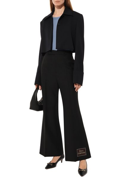 Шерстяные брюки GUCCI, арт. 621941 Z6724, фото 2