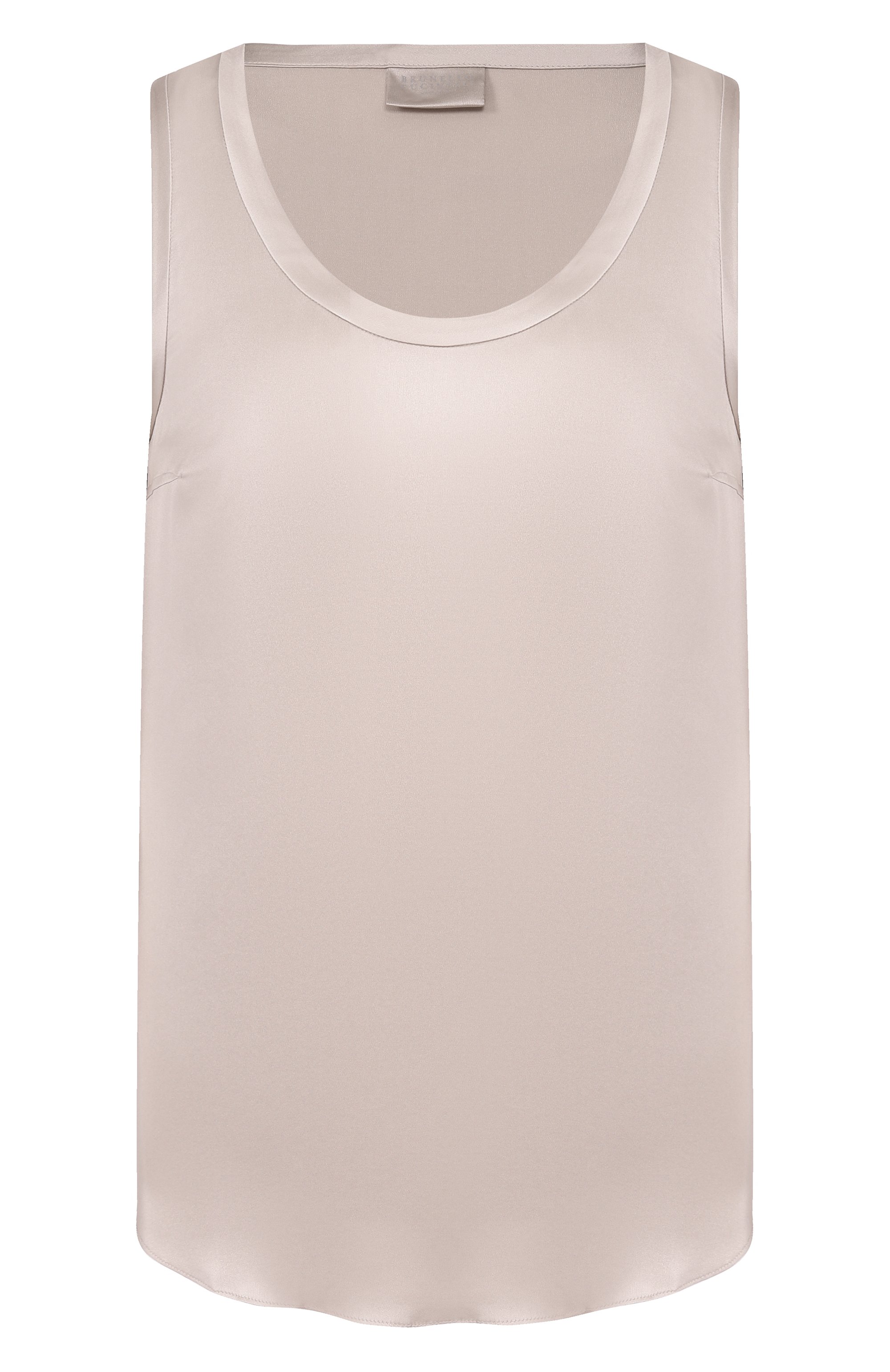 Атласный топ BRUNELLO CUCINELLI, арт. M0C59E0600, фото 1