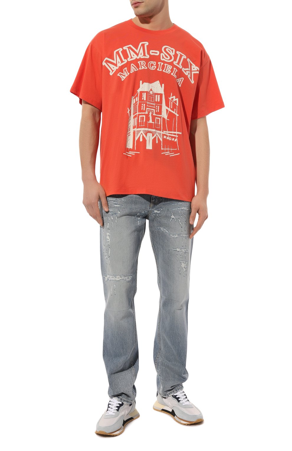 Хлопковая футболка MM6, арт. S52GC0276/S24312, фото 2