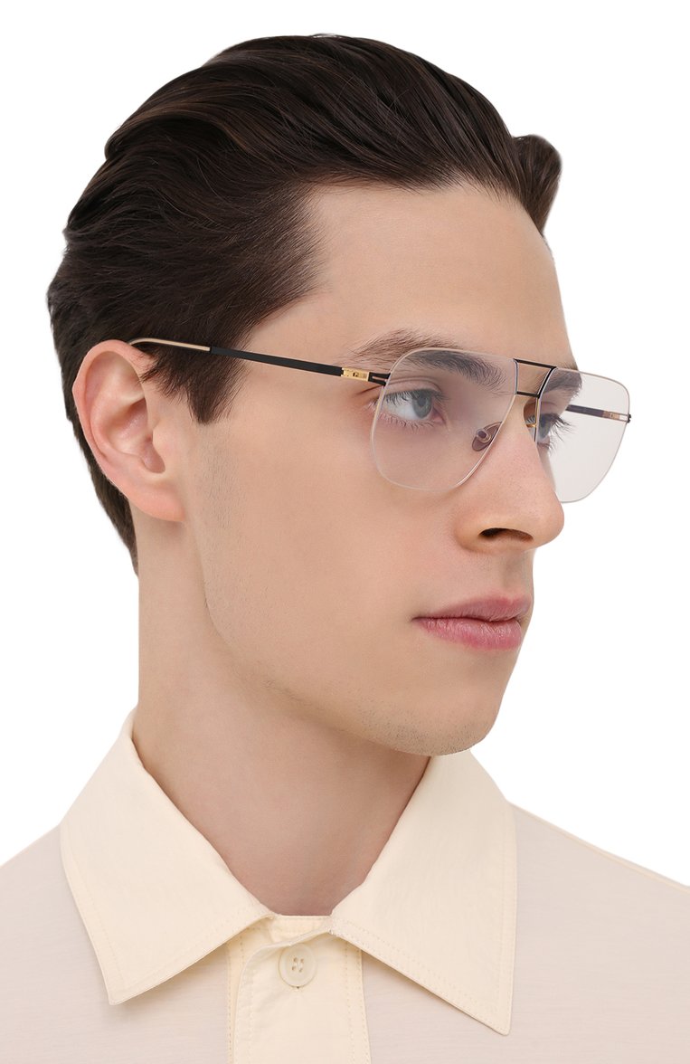 Мужские оправа MYKITA черного цвета, арт. HIR0T0/056 | Фото 2 (Тип очков: Оправа; Региональные ограничения белый список (Axapta Mercury): RU, Не проставлено; Кросс-КТ: Оправы-мужское; Нос: Не проставлено; Оптика Гендер: оптика-мужское; Очки форма: Прямоугольные)