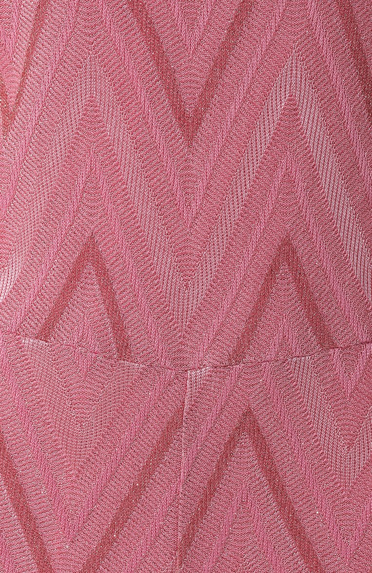 Женский комбинезон из смеси хлопка и вискозы M MISSONI светло-розового цвета, арт. 2DG00019/2J0005 | Фото 5 (Материал внешний: Хлопок, Вискоза; Рукава: Короткие; Статус проверки: Проверена категория; Дли�на (брюки, джинсы): Удлиненные, Стандартные; Принт: С принтом; Женское Кросс-КТ: Комбинезон-пляжная одежда; Случай: Повседневный)