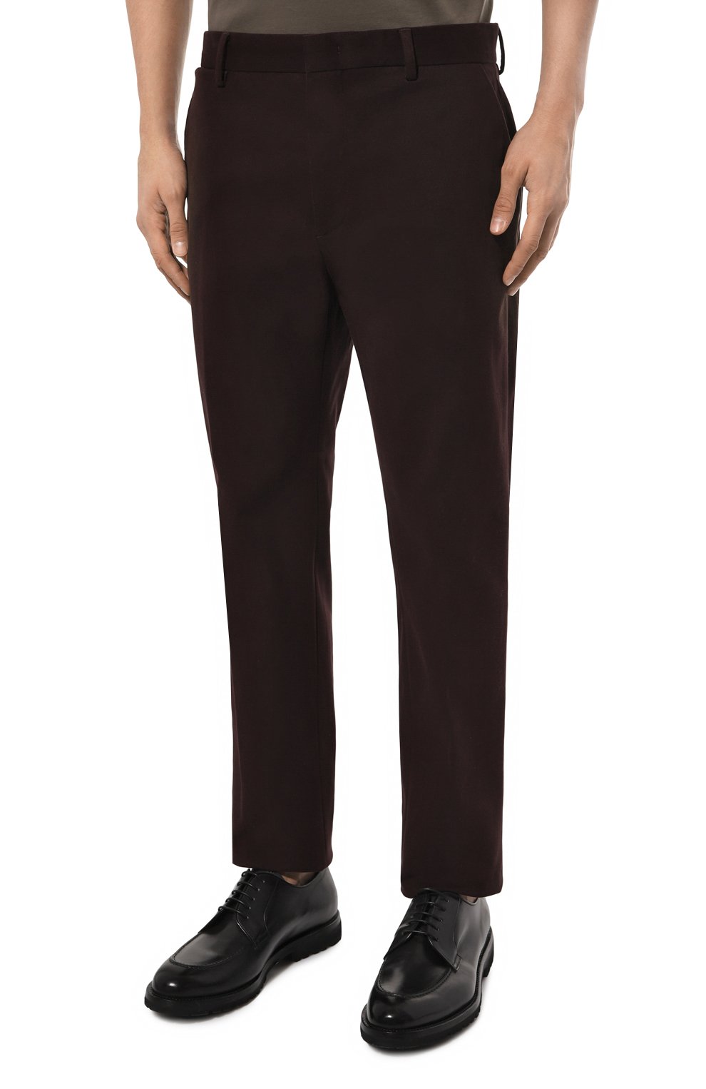 Хлопковые брюки ZEGNA, арт. UCI14A6/TR14, фото 3