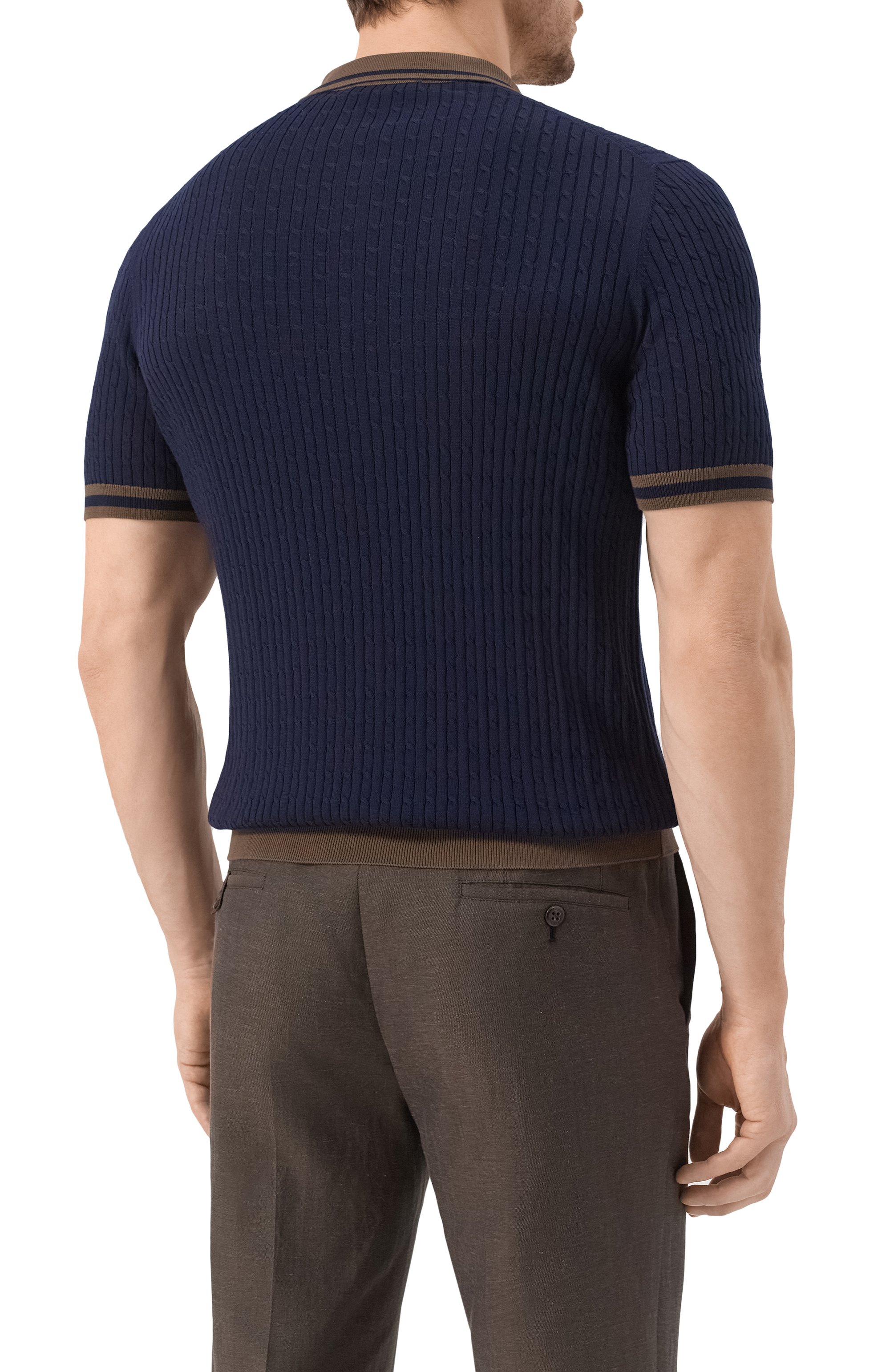 Хлопковое поло GRAN SASSO, арт. 57113/20625, фото 4