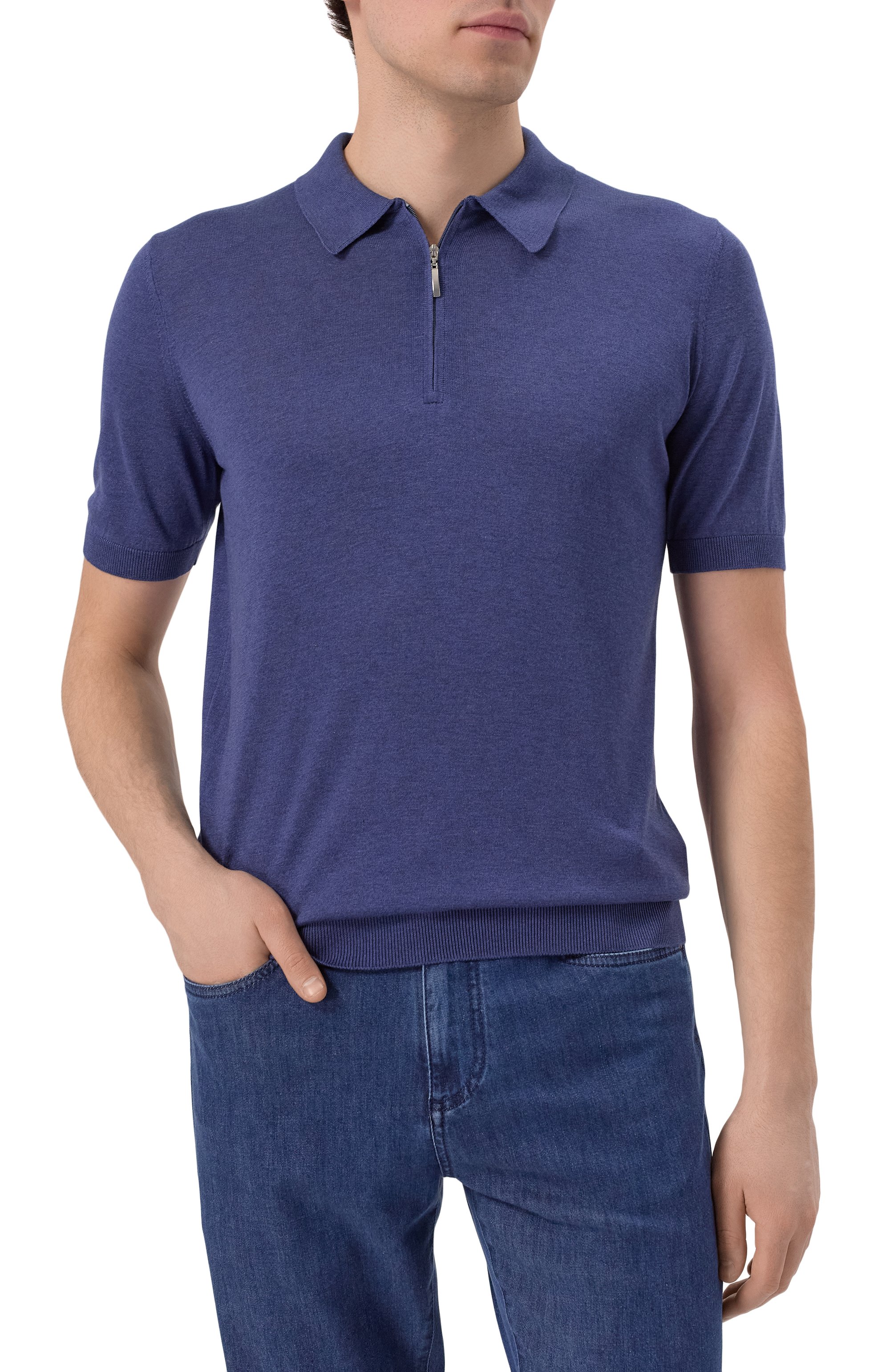 Шелковое поло GRAN SASSO, арт. 43166/23503, фото 3