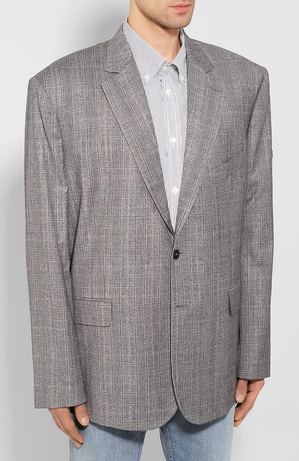 Шерстяной пиджак BALENCIAGA, арт. 584024/TGT17, фото 3