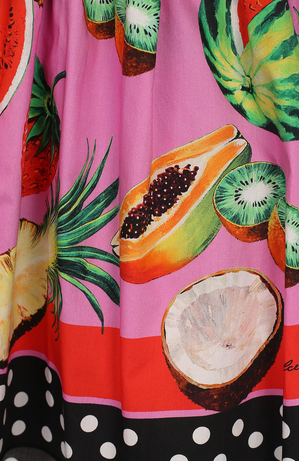 Хлопковая блузка DOLCE & GABBANA, арт. L54S91/G7WRH/2-6, фото 3