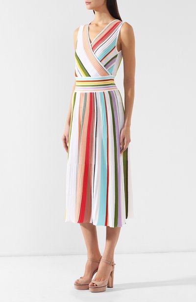Хлопковое платье MISSONI разноцветного цвета по цене 89950 руб., арт. MDG00220/BK0485, фото 3 Хлопковое платье MISSONI, арт. MDG00220/BK0485, фото 3