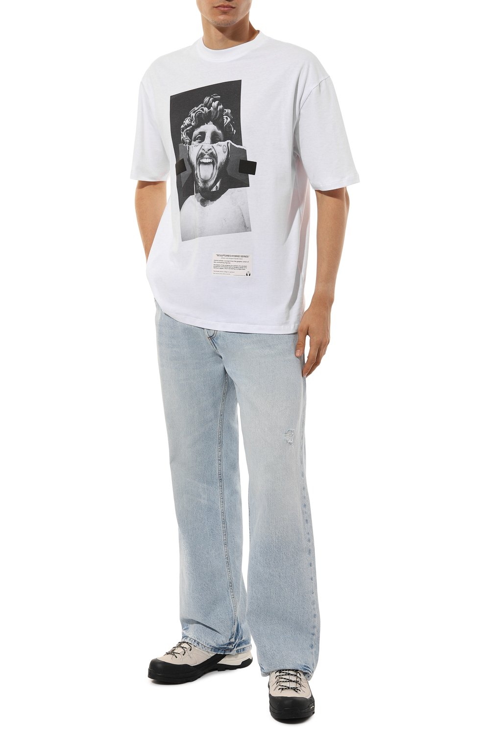 Хлопковая футболка DIEGO VENTURINO, арт. D3W4DVTS0ZHF, фото 2