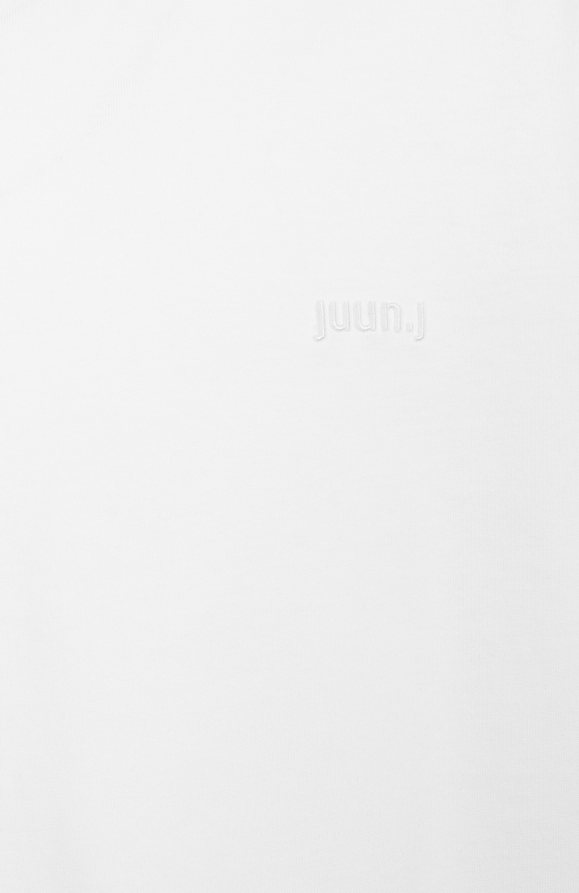 Хлопковая футболка JUUN.J белого цвета по цене 36200 руб., арт. JC5442P501, фото 6 Хлопковая футболка JUUN.J, арт. JC5442P501, фото 6