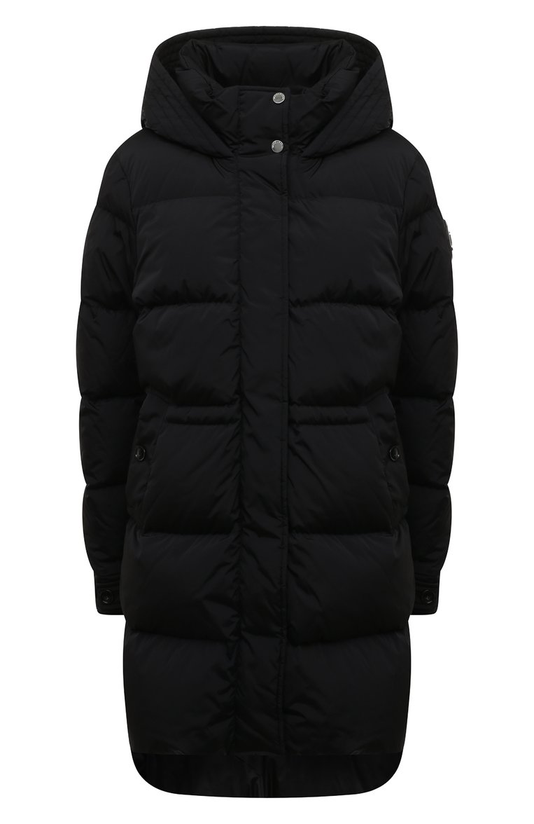 Женский пуховик WOOLRICH черного цвета, арт. CFWW0U0697FR/UT1148 | Фото 1 (Рукава: Длинные; Длина (верхняя одежда): До середины бедра; Материал утеплителя: Пух и перо; Материал подклада: Синтетический материал; Материал внешний: Синтетический материал; Стили: Кэжуэл; Кросс-КТ: Пуховик; Температурный режим: -20; Материал сплава: Проставлено; Драгоценные камни: Проставлено)