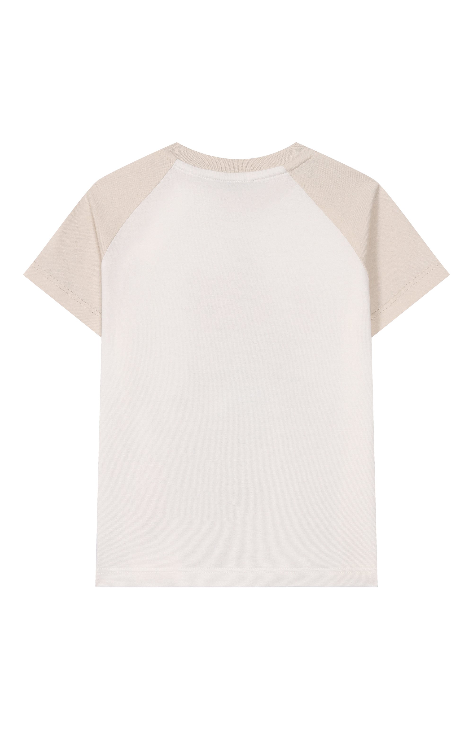 Хлопковая футболка DOLCE & GABBANA кремового цвета по цене 23600 руб., арт. L1JTHW/G7PNJ, фото 2 Хлопковая футболка DOLCE & GABBANA, арт. L1JTHW/G7PNJ, фото 2