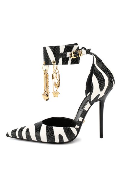 Кожаные туфли safety pin VERSACE, арт. DST017P/DVTZ3, фото 3