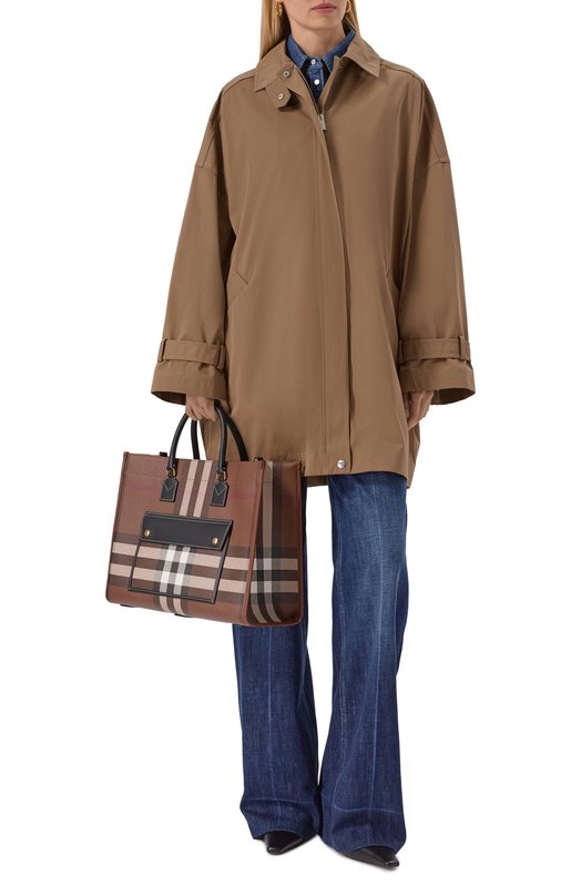Сумка-тоут Freya medium Burberry 8112227 Коричневый  8112227 Фото 7