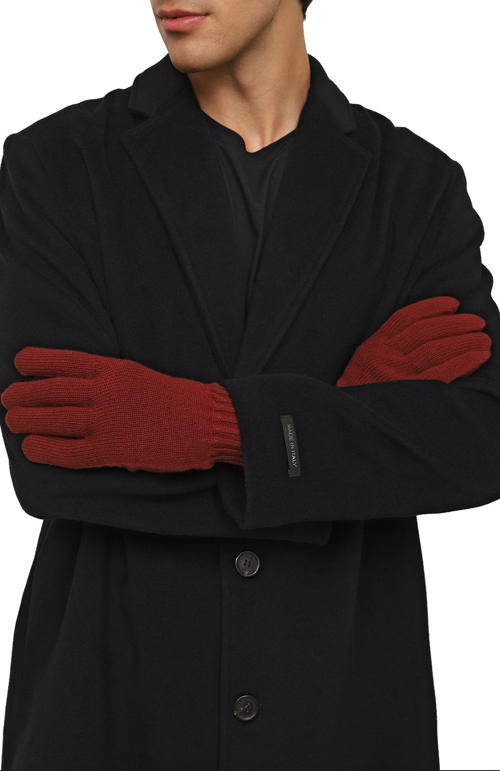 Кашемировые перчатки COLOMBO, арт. GU00064/2-26KI, фото 2