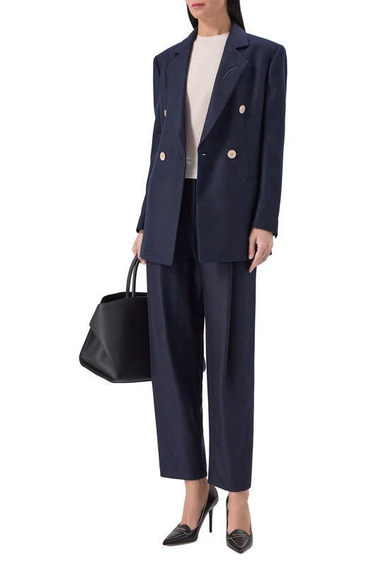 Кашемировый жакет Giorgio Armani GW002970/TE15278 Синий  GW002970/TE15278 Фото 2