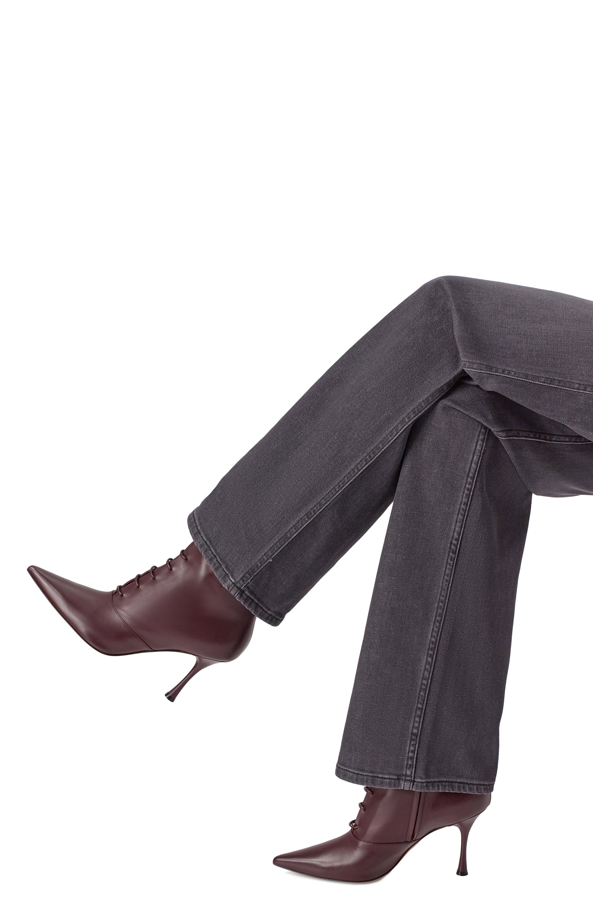 Кожаные ботильоны morganne 85 GIANVITO ROSSI, арт. G72985.85LAC.VITB0UR, фото 2