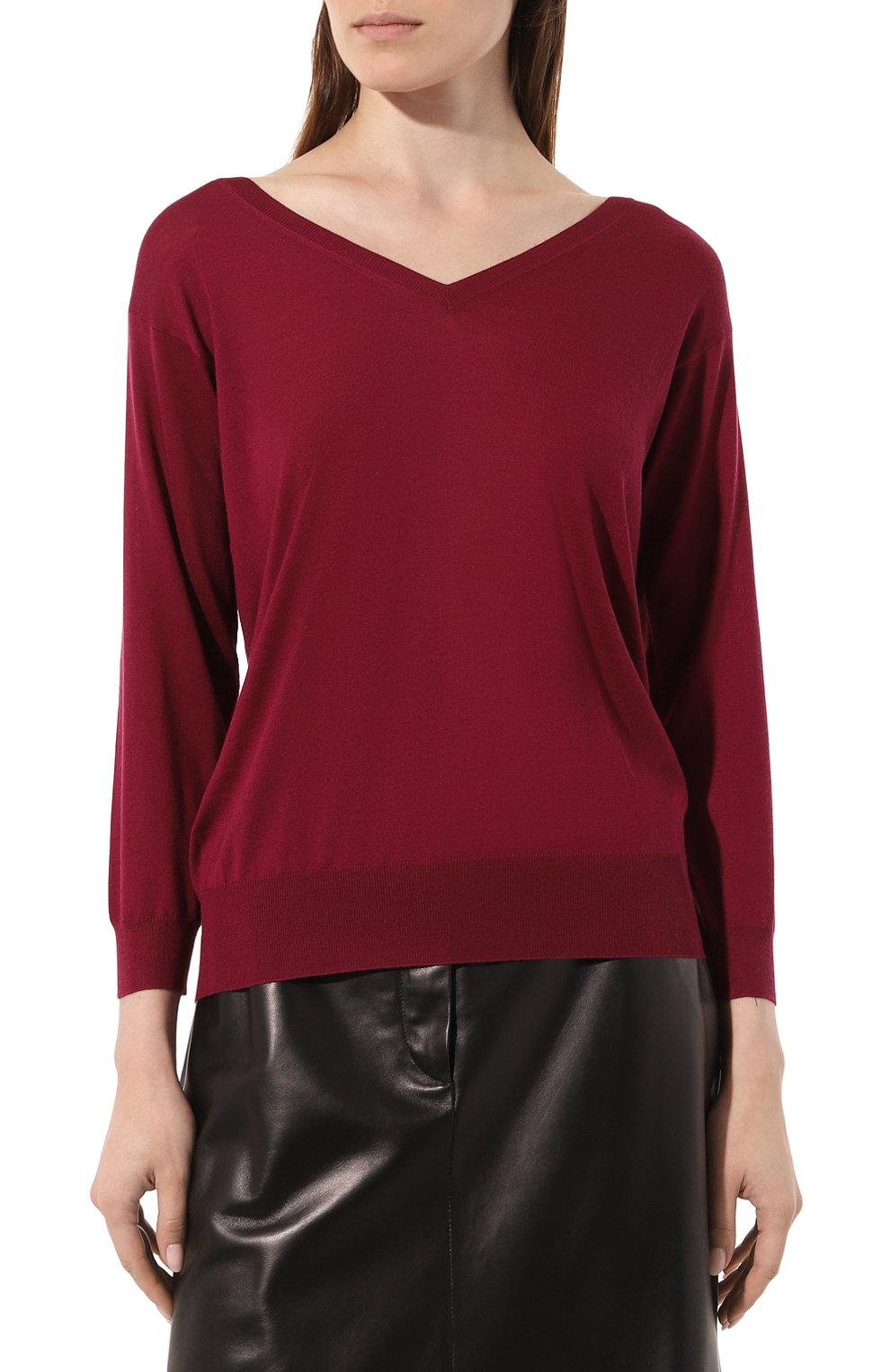 Шерстяной пуловер PRADA, арт. P24Q77-J2N-F0007-142, фото 3