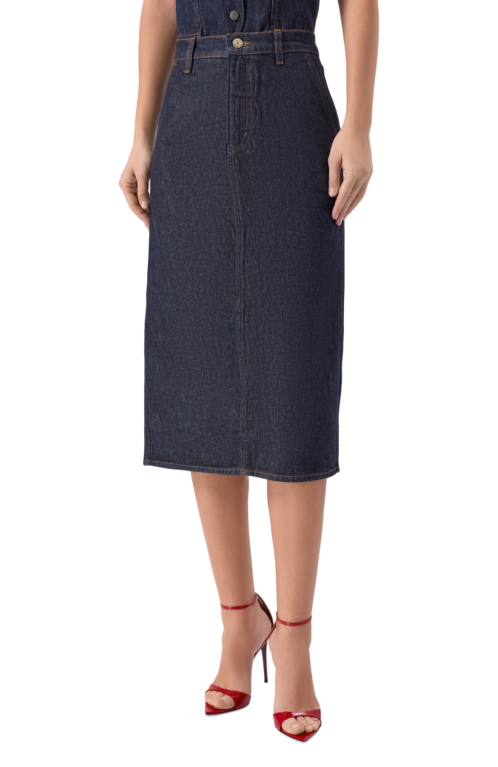 Джинсовая юбка FRAME DENIM, арт. 5007105/THE TR0USER SKIRT, фото 3