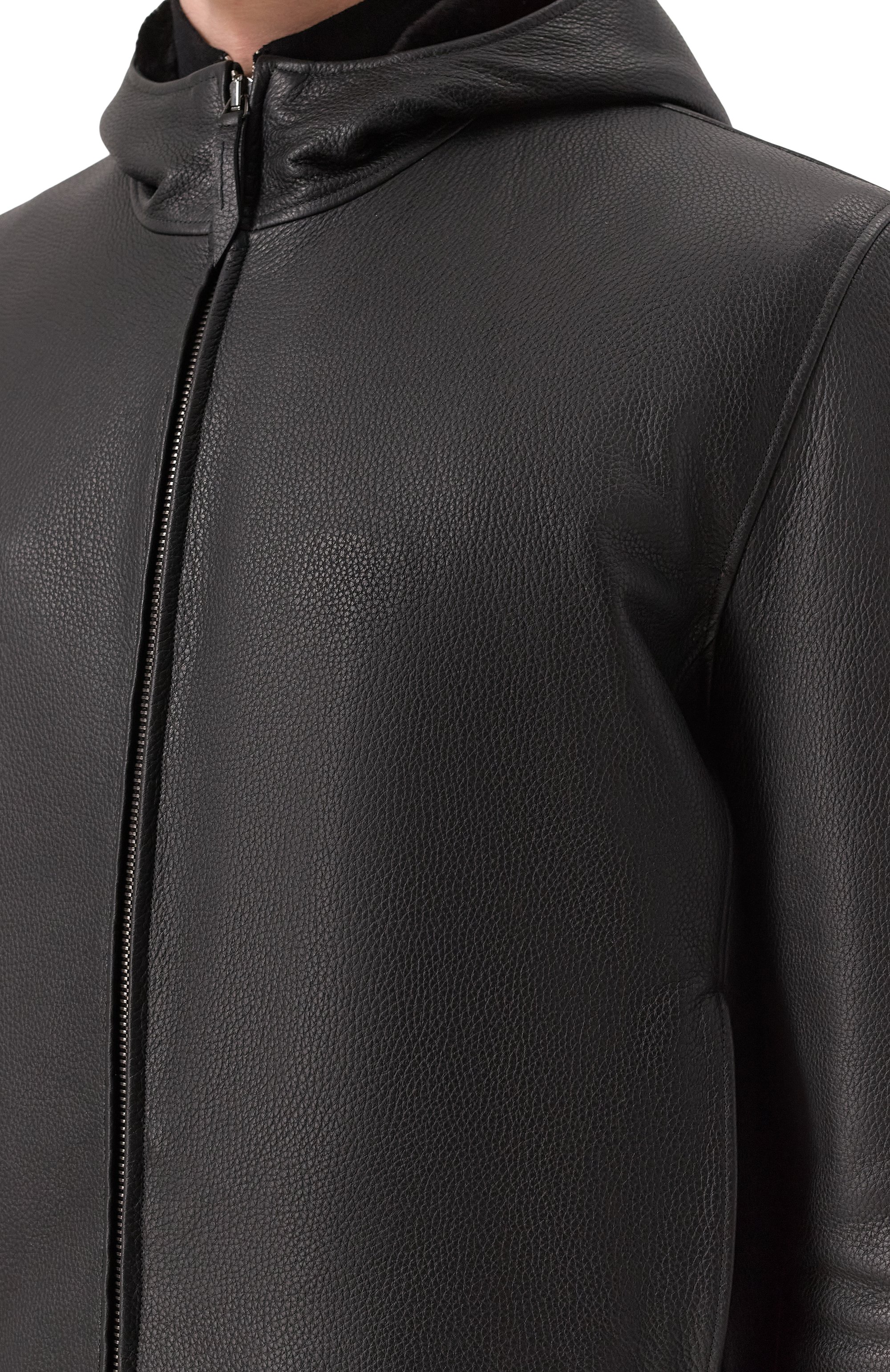 Кожаный бомбер с подкладкой из бобра MVST, арт. SWEAT913/274-00/60, фото 5