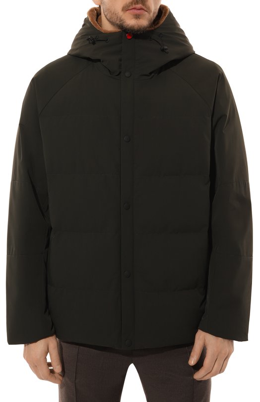 Пуховик Kiton UW1971BV0460F03_62-68 Хаки  UW1971BV0460F03_62-68 Фото 3
