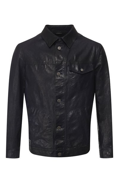 Кожаная куртка ZEGNA, арт. VS066/ZZ921, фото 1