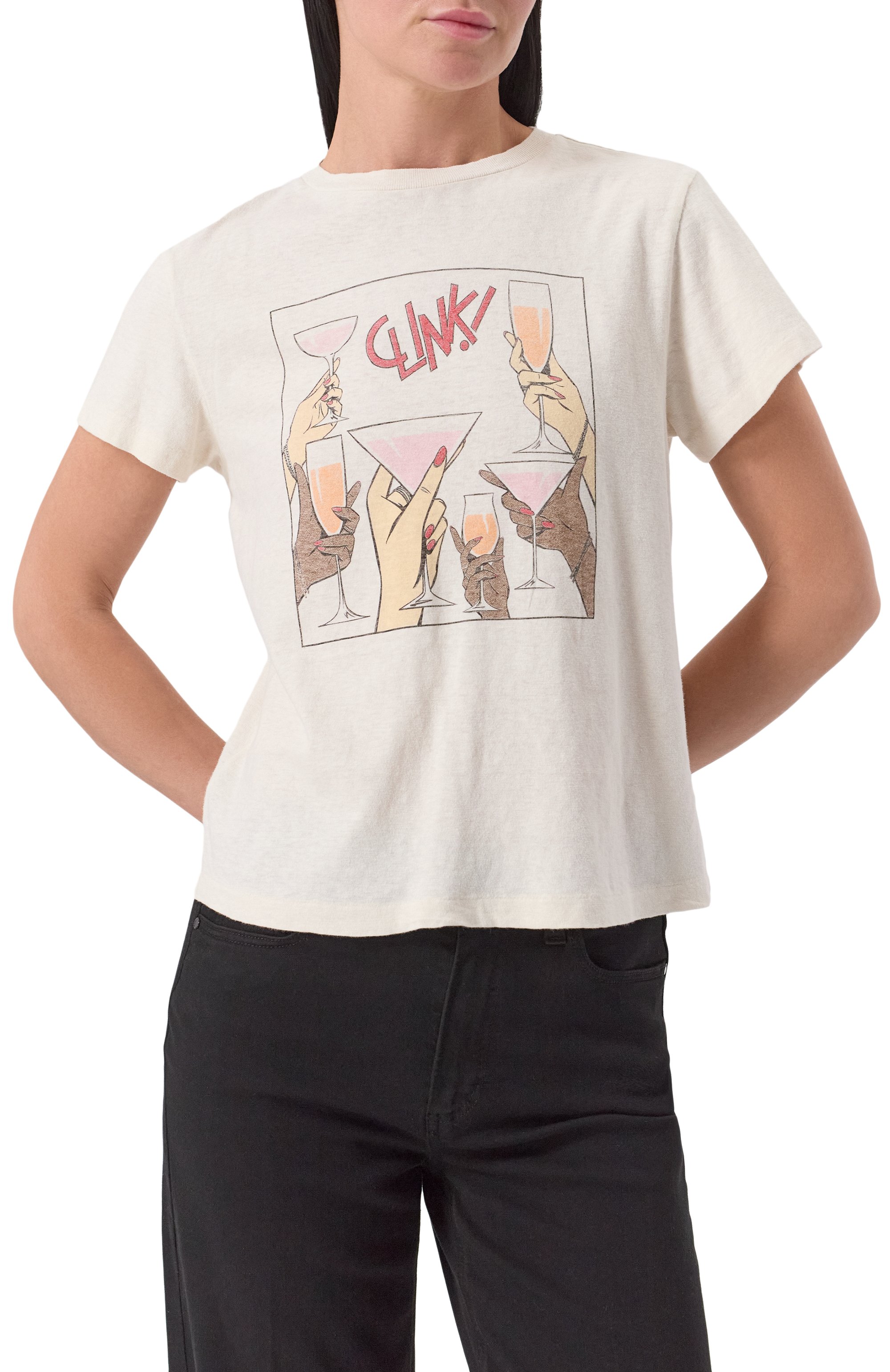 Хлопковая футболка RE/DONE, арт. 024-02WCGT314, фото 3