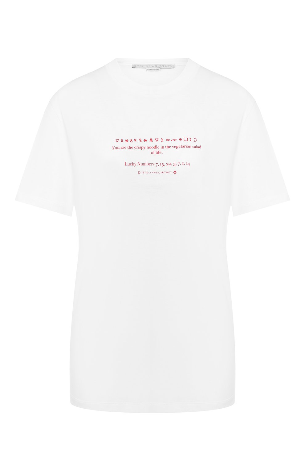Хлопковая футболка STELLA MCCARTNEY, арт. 381701/SNW71, фото 1