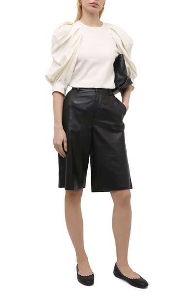 Кожаные балетки lauren CHLOÉ, арт. CHC21S402M5, фото 2