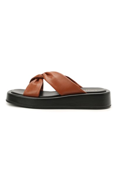 Кожаные шлепанцы tresse ELLEME, арт. TRESSE PLATF0RM/LEATHER, фото 3