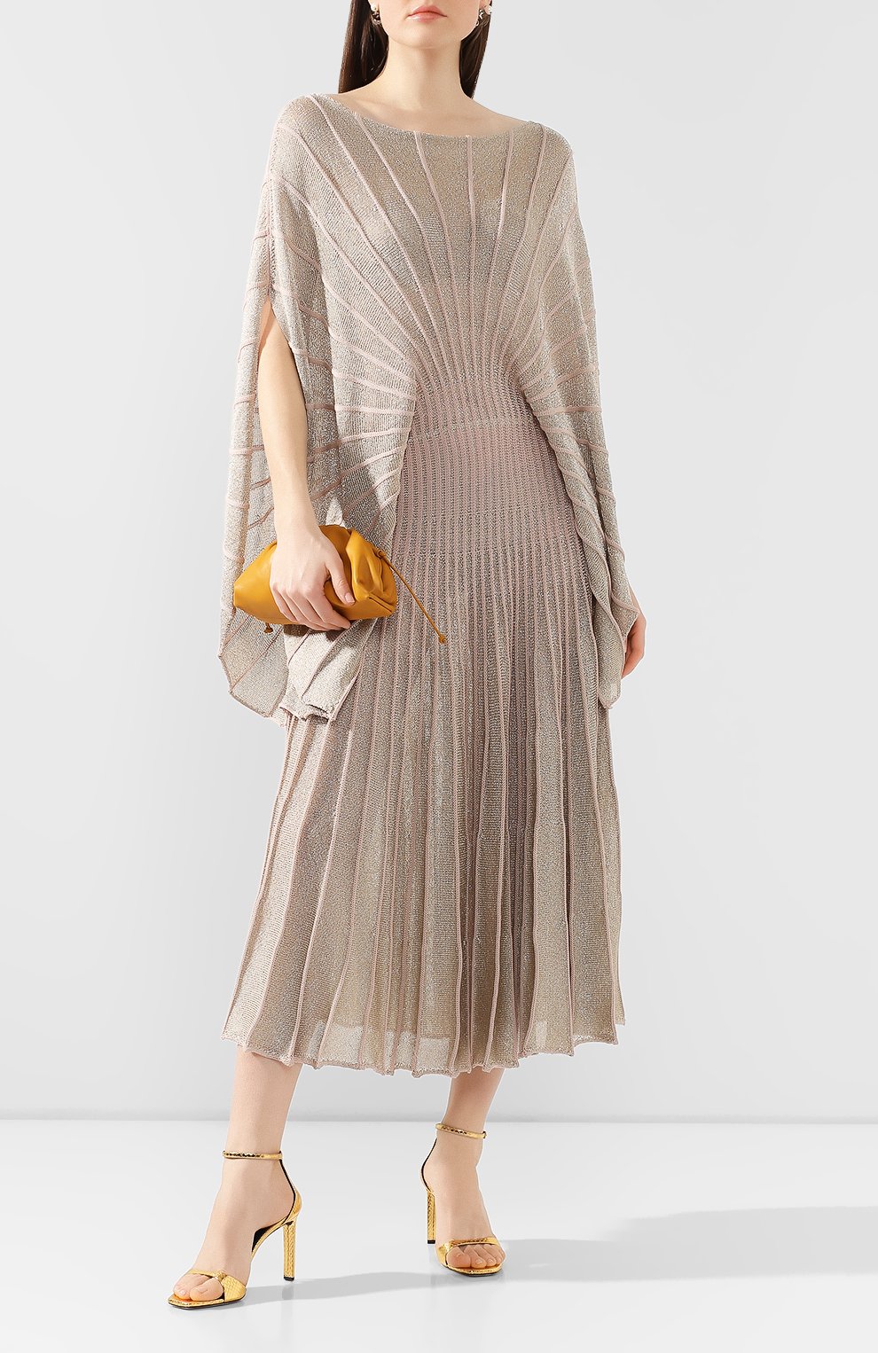 Платье из смеси вискозы и хлопка STELLA MCCARTNEY, арт. 600922/S2188, фото 2