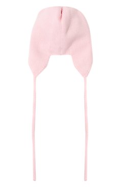 Детского шерстяная шапка CATYA розового цвета, арт. 327561/1P0 | Фото 2 (Материал: Текстиль, Шерсть; Материал сплава: Проставлено; Нос: Не проставлено)