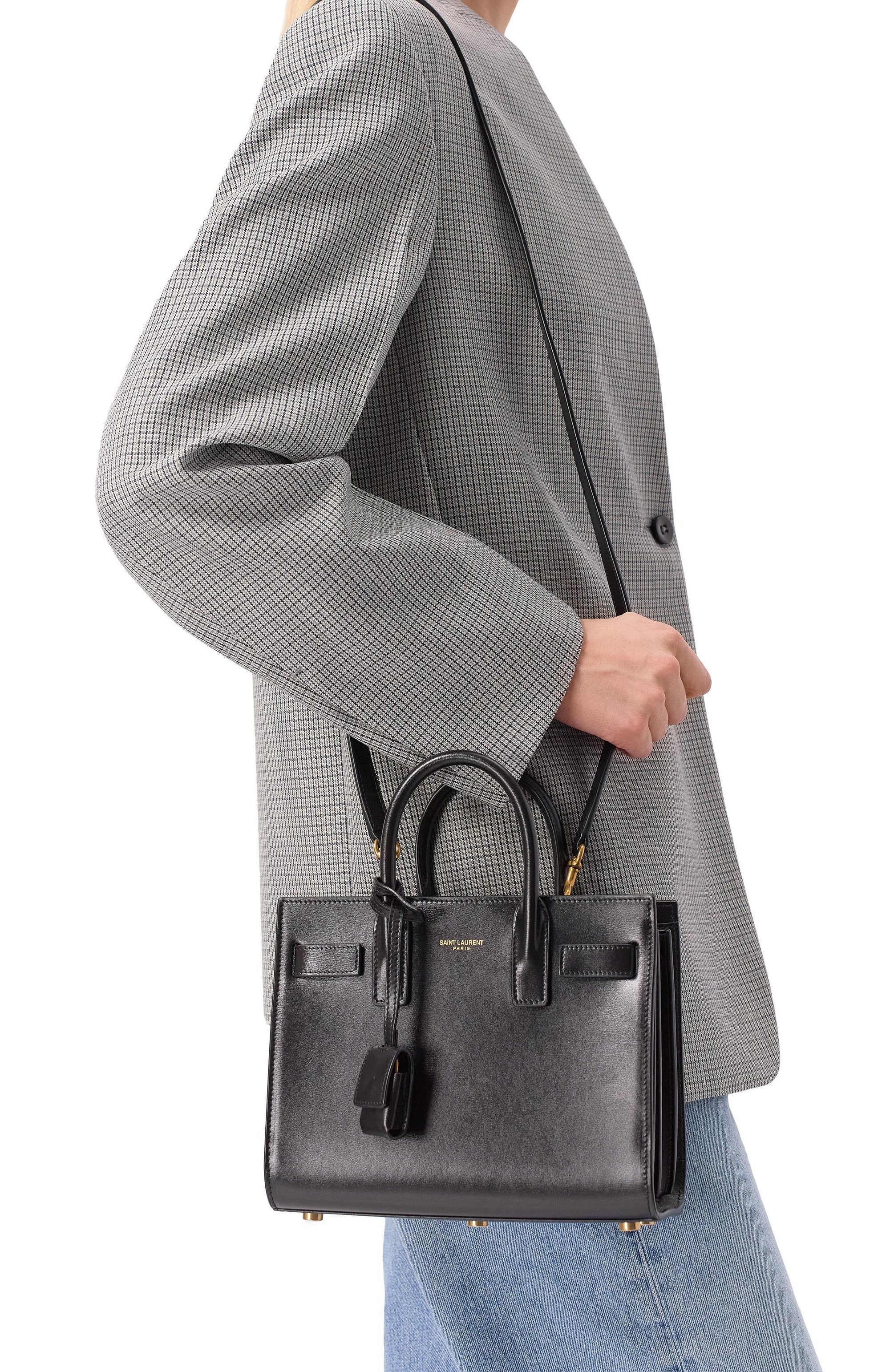 Сумка sac de jour nano SAINT LAURENT, арт. 392035/02G9W_001, фото 2