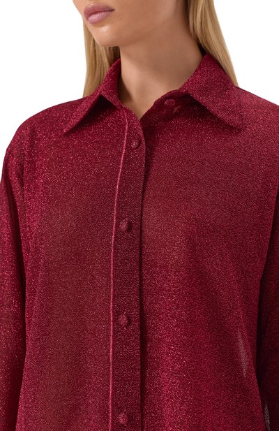 Блузка OSEREE бордового цвета по цене 39950 руб., арт. LSF235, фото 5 Блузка OSEREE, арт. LSF235, фото 5