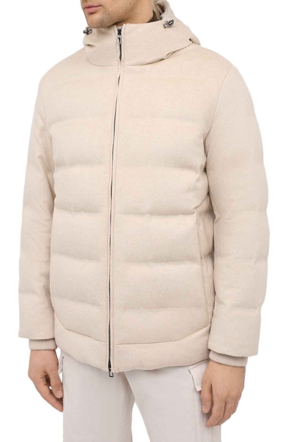 Пуховик LORO PIANA кремового цвета по цене 499500 руб., арт. FAL3492, фото 3 Пуховик LORO PIANA, арт. FAL3492, фото 3