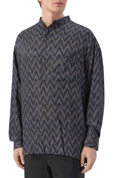 Рубашка из вискозы и шелка GIORGIO ARMANI, арт. GM003495/TE20915, фото 3