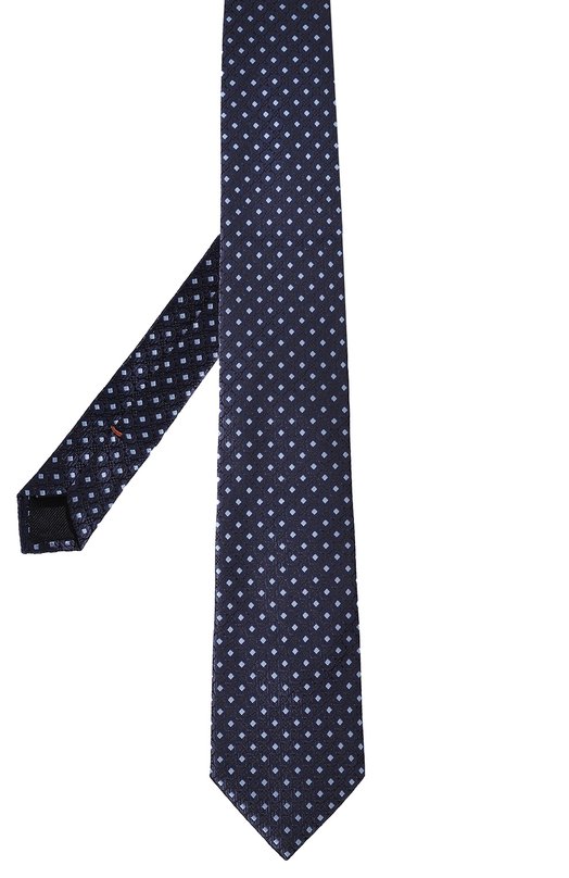 Шелковый галстук Zegna 1P8/Z8D86TA8 Синий  1P8/Z8D86TA8 Фото 3