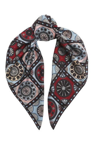 Шелковый платок византийский орнамент GOURJI, арт. T21VISRD7R/1, фото 1