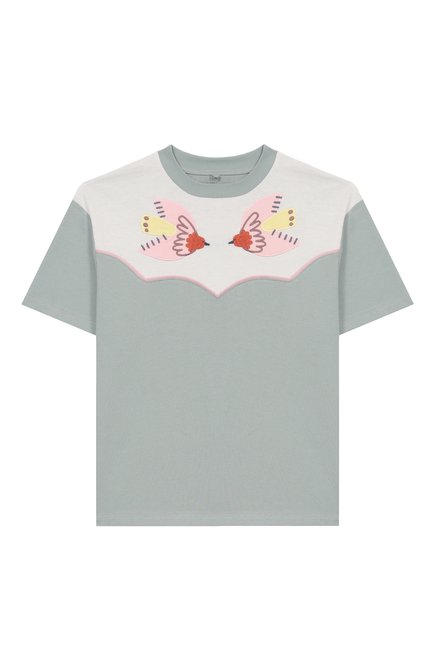 Хлопковая футболка STELLA MCCARTNEY, арт. TX8C91